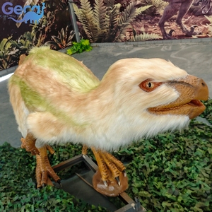 Dinosaures herbivores animatroniques réalistes à plumes pour parc d'attractions sur le thème des dinosaures jurassiques - Product Image 2
