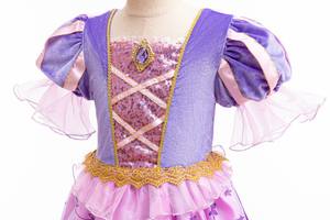Vente en gros Robe de fête d'anniversaire pour enfants fille Costume de Cosplay pour film TV fille Costume de princesse Raiponce emmêlée pour Halloween Noël - Product Image 4
