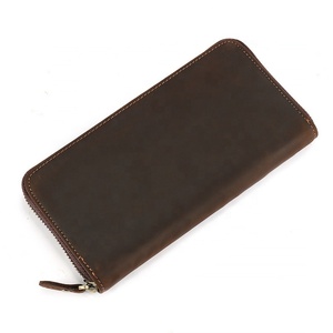 Boshiho Leather Engravable <b>Wallets</b> Genuine Leather Mans Phone <b>Wallet</b> Magnet Blank <b>Wallet</b> Double Card Holder for Engraving - Product Image 6