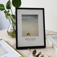 Cadre Photo Noir pour Affiches 30x40 40x50 50x70 A4, Cadres Simples en Métal avec Plexiglas, Fixation Murale ou Sur Table, Décoration Intérieure