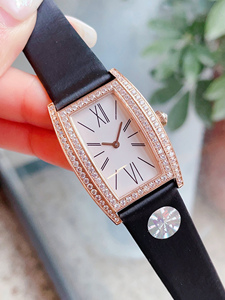 สุดหรู27มม. สแตนเลสนาฬิกาข้อมืออัตโนมัติสายหนังแซฟไฟร์คริสตัลหน้าปัดเพชรสี่เหลี่ยมเรียบง่ายควอตซ์แฟชั่น - Product Image 2