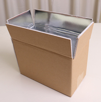 Boîtes de transport alimentaire en carton isothermes recyclables pour sushi et chips, gain de place