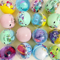 Capsule en métal imprimée de dessins animés vibrants de 100 mm, adorable mini-œuf surprise à torsion pour machine de jeu d'arcade, prise en charge espagnole et anglaise