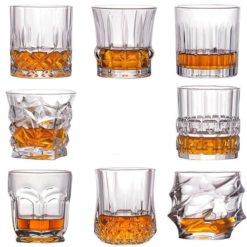Eco Friendly wine glasses Soda-lime  Glassware 10oz lead-free whiskey glasses