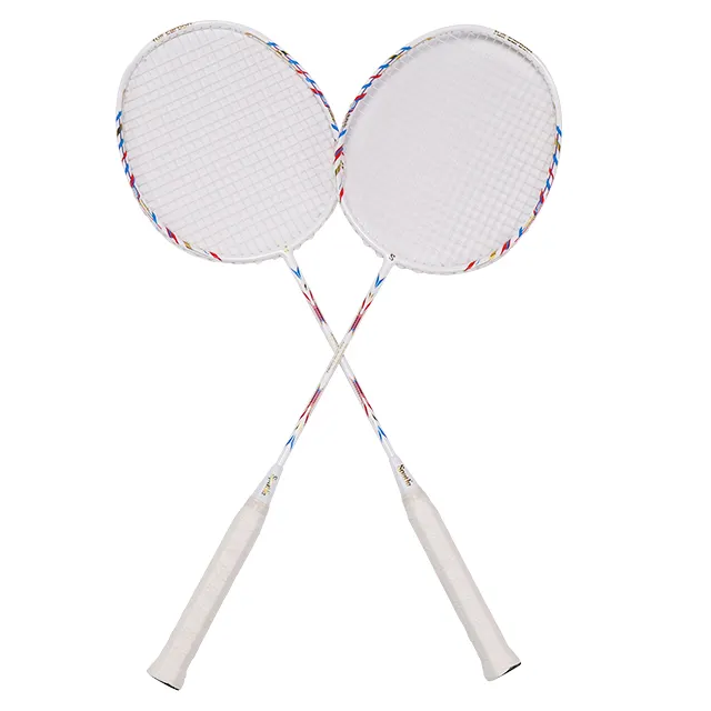 Customized Tension Full Carbon Fiber Badminton Racquet Racket For Outdoor Sports