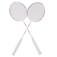 Raquette de badminton personnalisée en fibre de carbone pour les sports de plein air