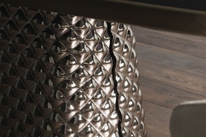 Sang Trọng Chất Lượng Cao Bàn Ăn Đặt Đồ Nội Thất Hình Chữ Nhật Hiện Đại <span class=keywords><strong>8</strong></span> Người Tự Nhiên Bằng Đá Cẩm Thạch Hàng Đầu Phòng Ăn Bảng Cho Phòng Ăn - Product Image 5