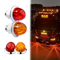 Lampe de position latérale pour camion étanche IP67, mini lumière décorative super lumineuse 3W améliorée en forme de pastèque