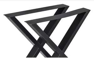 إطارات قاعدة طاولة مكتب مطعم صناعي قواعد طاولة معدنية من الحديد الزهر - Product Image 2