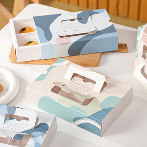 IMEE Moon Cake <span class=keywords><strong>Box</strong></span> 4 6 pezzi confezione pasticceria con manico - Product Image 2