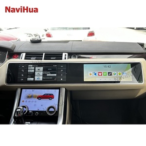 Radio para Auto NaviHua con Pantalla Doble, Nueva Actualización para LandRover Vogue L405 y Range Rover Sport L494, Reproductor de DVD Android con GPS y Navegación - Product Image 1