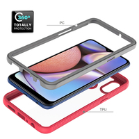 Pour Samsung A10s Armor Case, étui robuste ultra antichoc pour Samsung A10s 20 30 40 50 60 70 avec étui PC avant