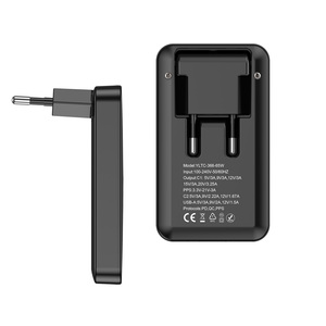 <span class=keywords><strong>Prise</strong></span> UE 65W <span class=keywords><strong>Chargeur</strong></span> GaN pliable multifonctionnel double USB C + USB a Adaptateur de voyage QC3.0 2C + A Bloc de charge - Product Image 2