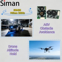 Capteur LiDAR SDM20 DTOF, portée de 20 m, module de mesure laser haute précision, sortie UART/IIC 3.0-3.6VDC pour drone, robot, détection d'obstacles