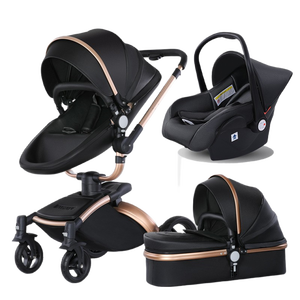 ZX097 Passeggino di Lusso 3-in-1 a Forma di Uovo Hot Mom con Seggiolino Auto 3-in-1 di Alta Qualità e Imbracatura di Sicurezza a Cinque Punti - Product Image 2