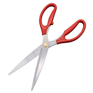 <b>Kitchen</b> <b>Scissor</b> Stainless Steel Red Straight Head Multi Purpose For Home Use - Product Image 2