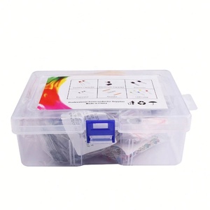 Kit de 6 tipos de componentes: Resistencias, condensadores de electrolisis, triodos, diodos, LED To-92, componentes electrónicos mixtos para reparación y experimentación DIY - Product Image 5