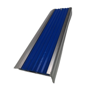 Chất lượng cao Vinyl sàn gạch ceramic kim loại đồng linh hoạt nhôm cầu thang nosing với cao su chèn - Product Image 4