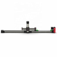 Table coulissante robotisée CNC à 3 axes XYZ de 45 mm en acier allié de haute précision 0,05 mm avec guidage linéaire et roulement pour l'automatisation de tourneuse