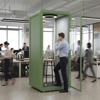 Design moderne Espace privé Bureau Réunion Cabine de travail Cabine de bureau insonorisée Cabine acoustique silencieuse Cabine de réunion