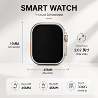 Montre connectée avec boîtier en alliage d'aluminium, bracelet en silicone, écran tactile, suivi de santé Bluetooth, montre connectée unisexe avec haut-parleur Bluetooth