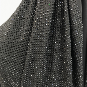 Holesale parkparkling iiam ryrystro hinestone RESS ababric OFT tretretch uuxury ababric <span class=keywords><strong>para</strong></span> RESS - Product Image 3
