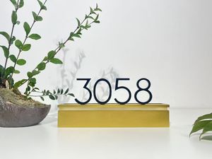 Plaque de numéro de <span class=keywords><strong>porte</strong></span> extérieure en acrylique illuminée, panneau de guidage pour <span class=keywords><strong>entrée</strong></span> <span class=keywords><strong>d</strong></span>'hôtel, enseignes de chambre - Product Image 5