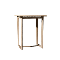 Nouveau Style Table de Bar haute en bois de teck massif Table de Bar en rotin en bois de teck Durable