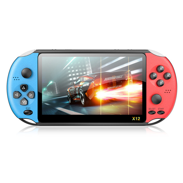 2024 Hot Sell Handheld Game Console X12 5.0 Inch 2000+ Free Games 8GB Wi-Fi Portable