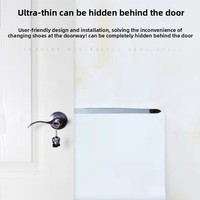 Tabouret de douche pliant mural pour salle de bain, chaise de toilette pour personnes âgées, chaise de bain dissimulée, design moderne et minimaliste en plastique