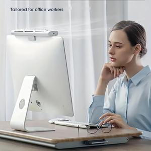 <span class=keywords><strong>Ventilateur</strong></span> d'écran suspendu pour <span class=keywords><strong>ordinateur</strong></span> <span class=keywords><strong>portable</strong></span> <span class=keywords><strong>Ventilateur</strong></span> vertical de bureau rechargeable par USB <span class=keywords><strong>Ventilateur</strong></span> de ventilation <span class=keywords><strong>silencieux</strong></span> pour petit écran sans feuilles - Product Image 3