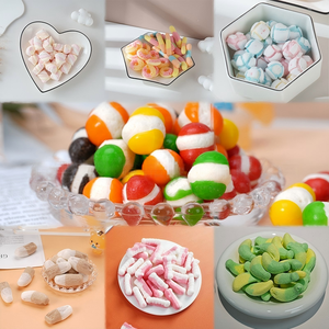 Gomitas Liofilizadas de Marca Privada OEM, Dulces Crujientes de Arcoíris, Certificación Halal, Snacks Novedosos, Precio de Fábrica - Product Image 1