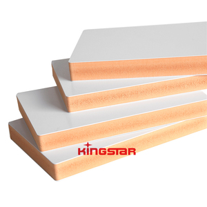 Panneau en <span class=keywords><strong>mousse</strong></span> PVC KINGSTAR KS-PVC, feuille de plastique PVC co-extrudée, moulage, imperméable, écologique, isolation thermique, blanc brillant, découpe - Product Image 2