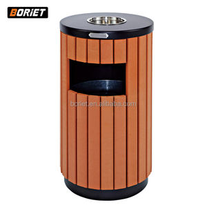 Stainless Steel Floor Standing Foot Pedal Eco-Friendly Round Trash Can Premium Waste Bin Classic Design Home Office Use - Product Image 3