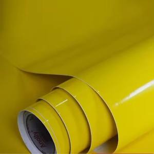 Prix d'usine, vente chaude, plus de 30 couleurs, rouleaux de <span class=keywords><strong>vinyle</strong></span> plastique autocollants imperméables brillants permanents/amovibles, film PVC - Product Image 3