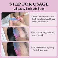 Alat Lifting Bulu Mata Private Label L/C Curl Lash Lift Shields, Bantalan Silikon untuk Perm Bulu Mata, Bantalan Silikon Lash Lifting, Batang Lifting Bulu Mata Berkilau yang Dapat Digunakan Kembali
