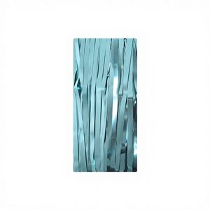 Cortina de Fiesta Impresa con UV de 1x2m, Verde y Azul, 1 Color, para Decoraciones Festivas de Pascua, Adornos para Pasteles, Cortinas de Papel Metálico, Venta al Por Mayor - Product Image 1