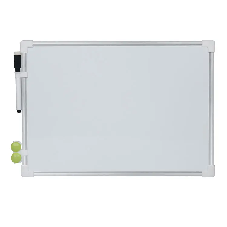 No Frame Double Side Kids Lapboard Magnetic White Board Includes Whiteboards, 2 Inch Felt Erasers And Black Dry Erase Markers