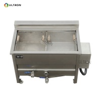 Nouvelle friteuse industrielle multifonctionnelle en acier inoxydable 304 pour frites et chips de bananes, capacité 50 kg/h