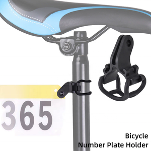 Soporte para Placa de Número de Carrera de Triatlón para <span class=keywords><strong>Bicicleta</strong></span>, para Montar en el Poste del Asiento Trasero, Uso en Interiores, Soporte para Tarjetas de Ciclismo - Product Image 6
