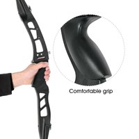 JUNXING F167 Arc classique 66 pouces 20-40 Lbs Interface ILF pour utilisateur droitier tir à l'arc chasse tir à l'arc