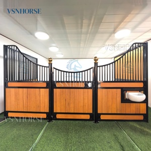 แผ่นเหล็กชุบสังกะสีสำหรับโรงม้าสำเร็จรูปสำหรับโรงนากลางแจ้งโครงม้าสำเร็จรูป - Product Image 2