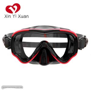 Lunettes de plongée imperméables en silicone, anti-buée, haute définition, pour hommes - Product Image 1