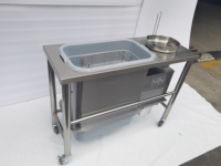 Table à paner de haute qualité en acier inoxydable avec revêtement en poudre, prix d'usine, pour paner le poulet KFC