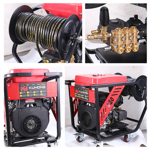 Nettoyeur de canalisations Kuhong, usine chinoise, 2600 psi, 3200 psi, pour le nettoyage des drains, machine de nettoyage de canalisations - Product Image 3