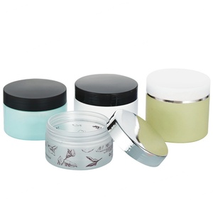 Wholesale in Stock 80ml 60ml 50ml 40ml PET Matte Cosmetic Jars with White Lid for Skin Care Body <b>Scrub</b> Butter - Product Image 5