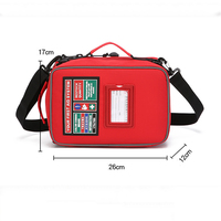 Sac de premiers secours médical vide, en tissu Oxford imperméable, avec accessoires médicaux disponibles sur demande pour le camping en plein air