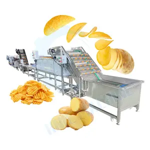 Machine De Fabrication Des Chips Maker French Fries Production Line Prix Small Scale Potato Chips Make Machine