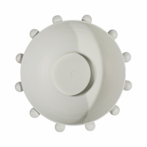 Ciotola rotonda moderna con pomelli, centrotavola decorativo per tavolino da caffè, decorazione per la casa, elegante elemento d'accento - Product Image 4