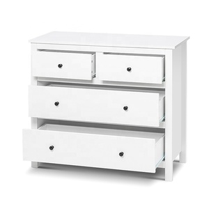 Moderna camera da letto bianco cassettone da soggiorno armadio per vestiti <span class=keywords><strong>cassettiera</strong></span> in legno 4 cassetti, Baby comò - Product Image 5